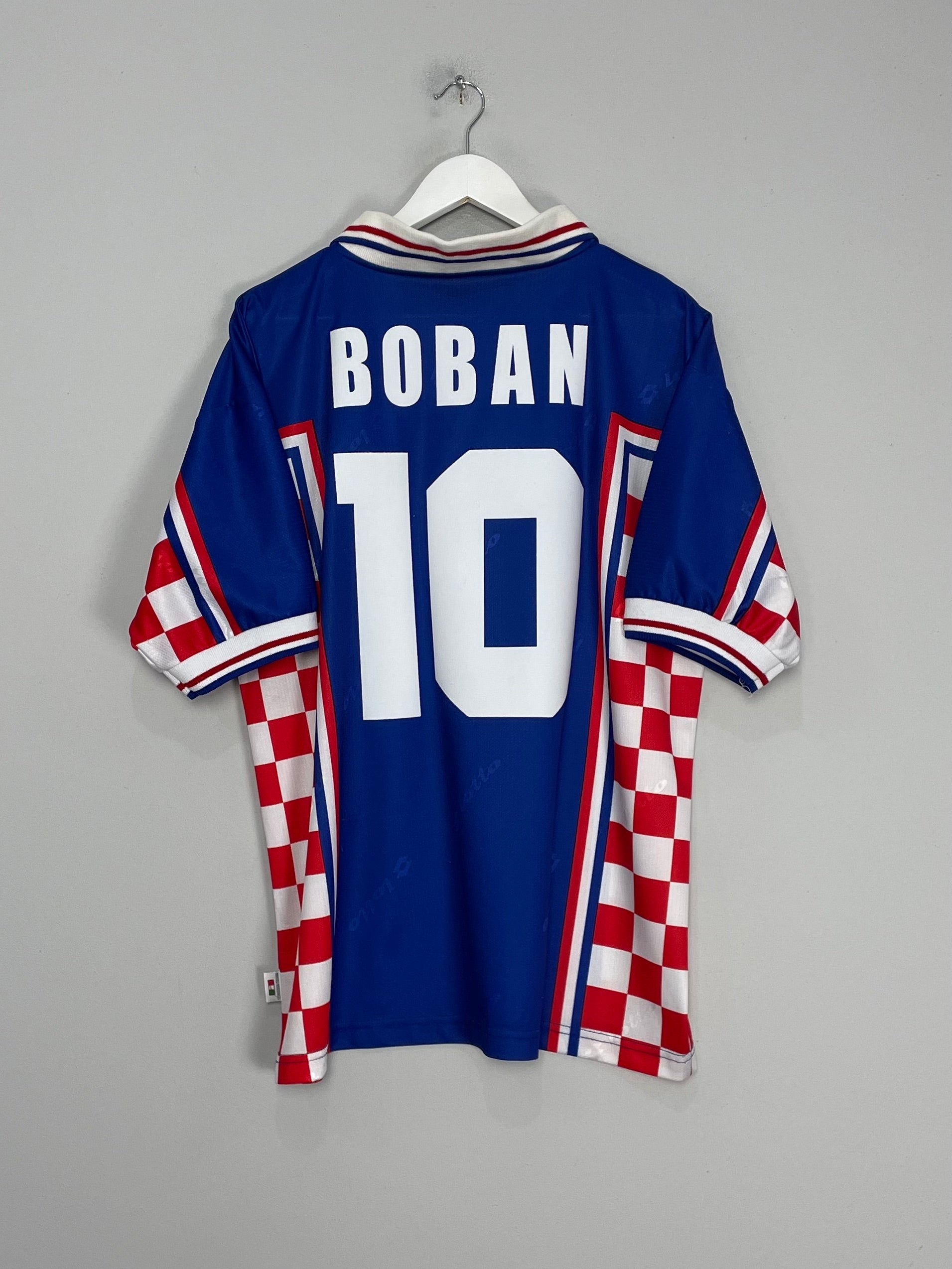 1998/01 CROATIA BOBAN #10 AWAY SHIRT (L) LOTTO