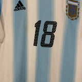 2004/05 ARGENTINA MESSI #19 HOME SHIRT (M) ADIDAS