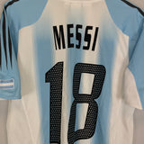 2004/05 ARGENTINA MESSI #19 HOME SHIRT (M) ADIDAS