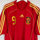 2008/10 SPAIN TORRES #9 HOME SHIRT (XL) ADIDAS