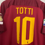 2017/18 ROMA TOTTI #10 *BNWT* TRIBUTE HOME SHIRT (XL) NIKE