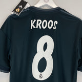 2018/19 REAL MADRID KROOS #8 *BNWT* AWAY SHIRT (M) ADIDAS