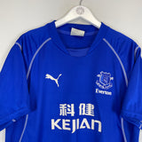 2002/03 EVERTON LI TIE #12 HOME SHIRT (XL) PUMA