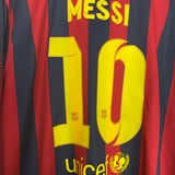 2013/14 BARCELONA MESSI #10 L/S HOME SHIRT (XL) NIKE