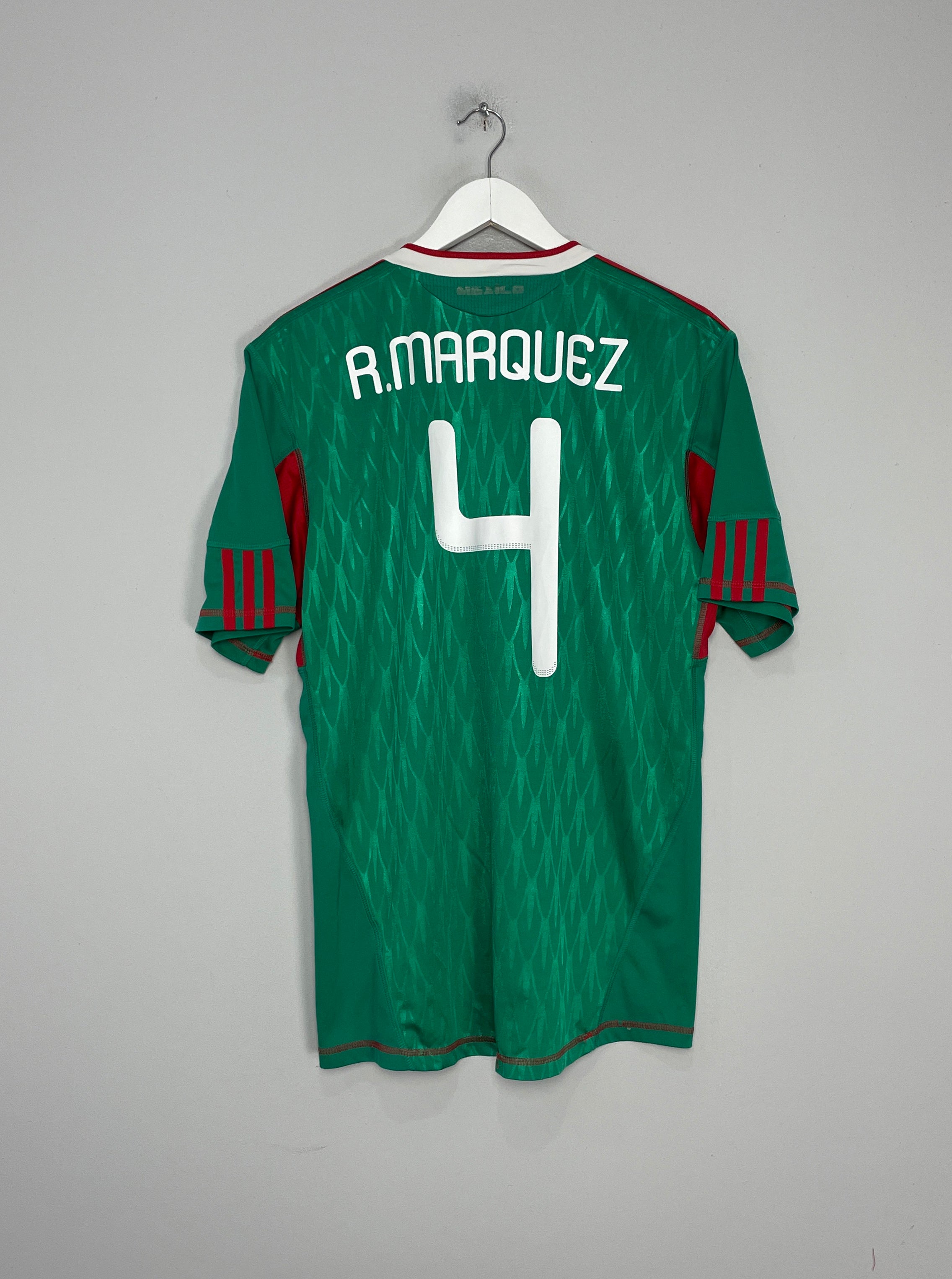 2009/11 MEXICO MARQUEZ #4 HOME SHIRT (L) ADIDAS