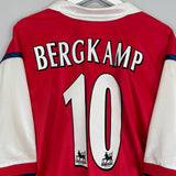 1998/99 ARSENAL BERGKAMP #10 HOME SHIRT (XXL) NIKE