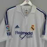 2001/02 REAL MADRID RAUL #7 HOME SHIRT (M) ADIDAS