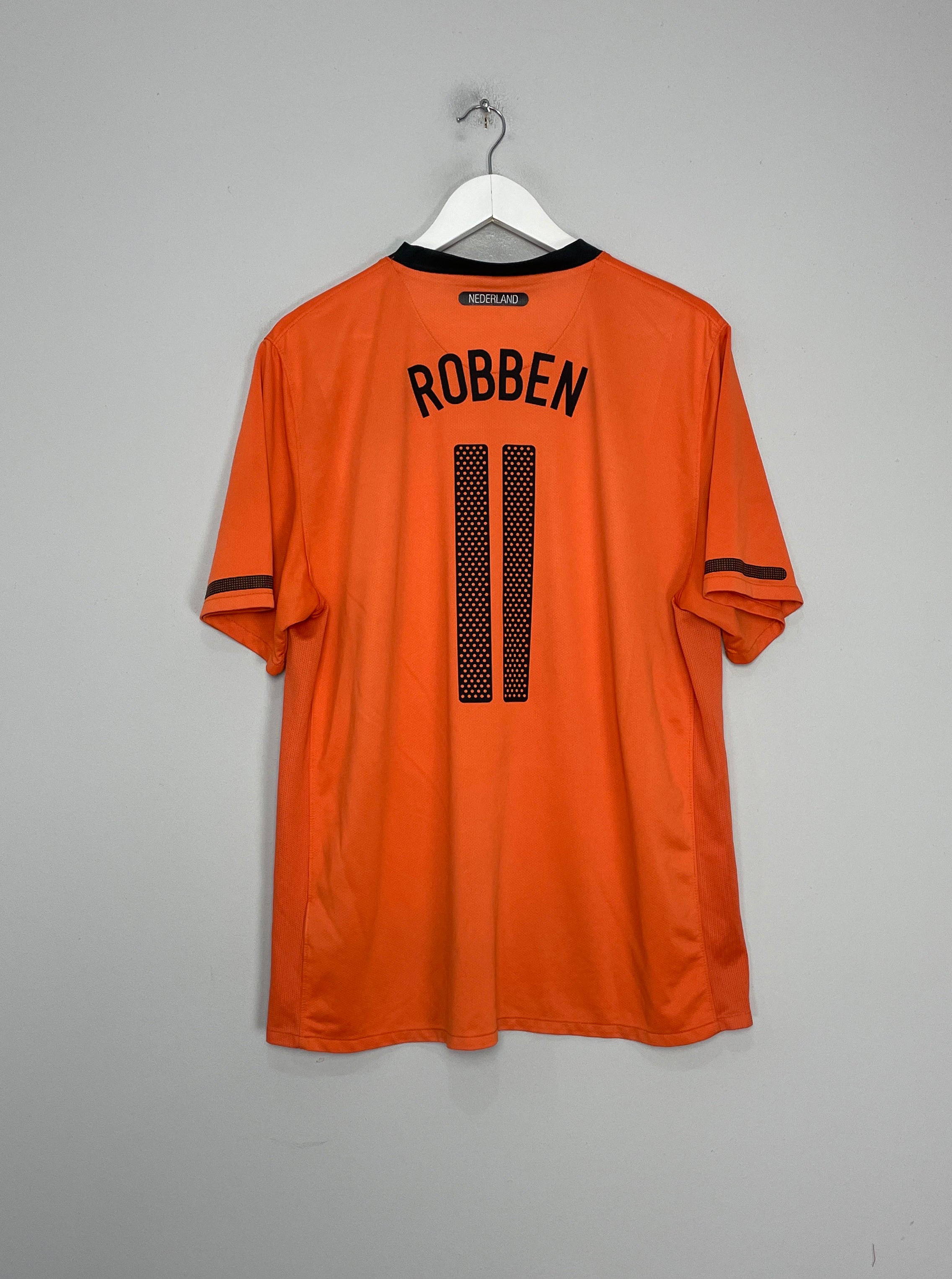 2010/11 NETHERLANDS ROBBEN #11 HOME SHIRT (XL) NIKE