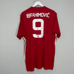 2016/17 MANCHESTER UNITED IBRAHIMOVIC #10 HOME SHIRT (XXL) ADIDAS