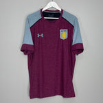 2017/18 ASTON VILLA TRAINING SHIRT (XL) UNDER ARMOUR