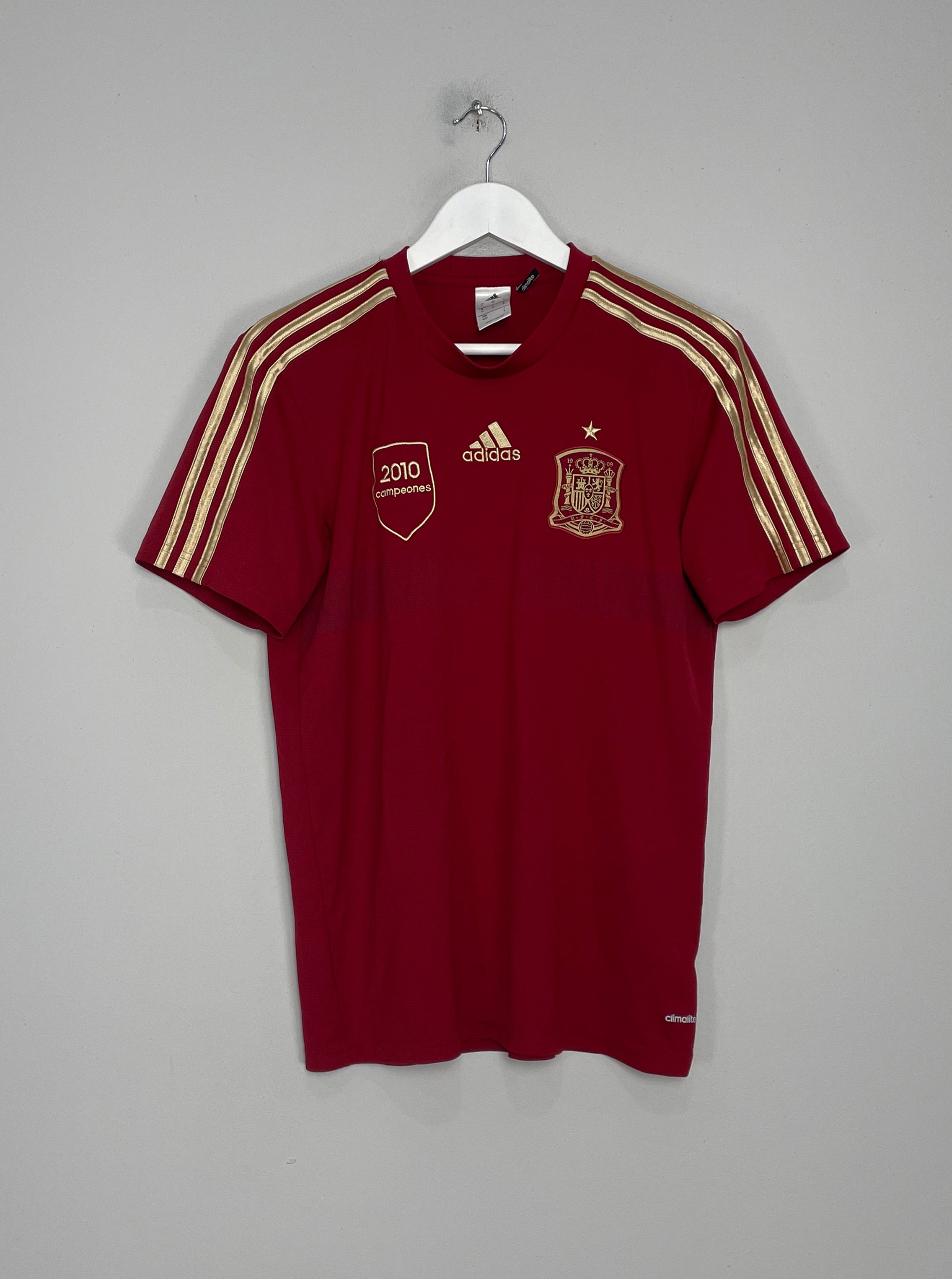 2013/14 SPAIN TRAINING SHIRT (M) ADIDAS