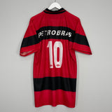 1999/00 FLAMENGO #10 HOME SHIRT (L) UMBRO