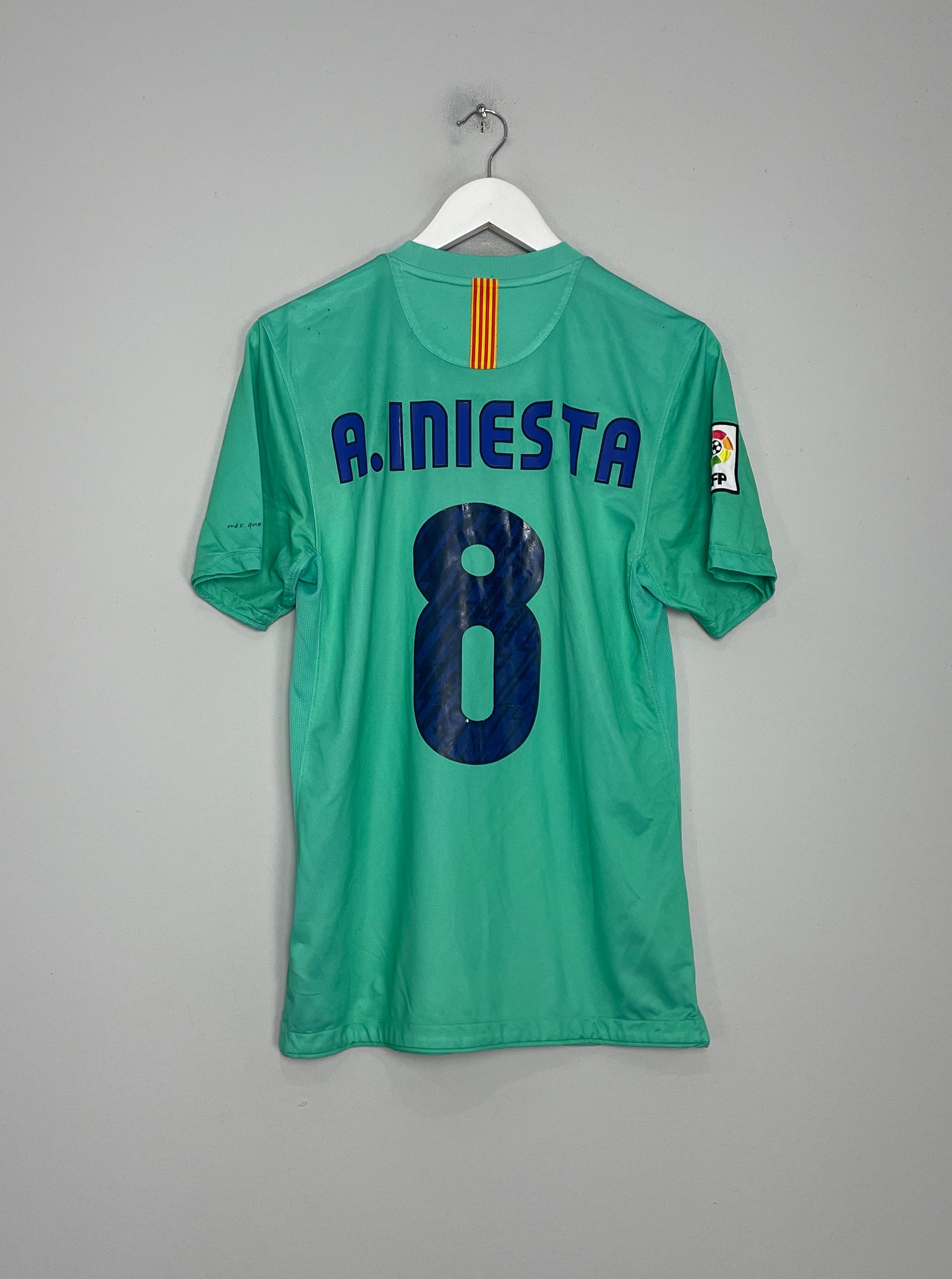 2010/11 BARCELONA A.INIESTA #8 AWAY SHIRT (S) NIKE