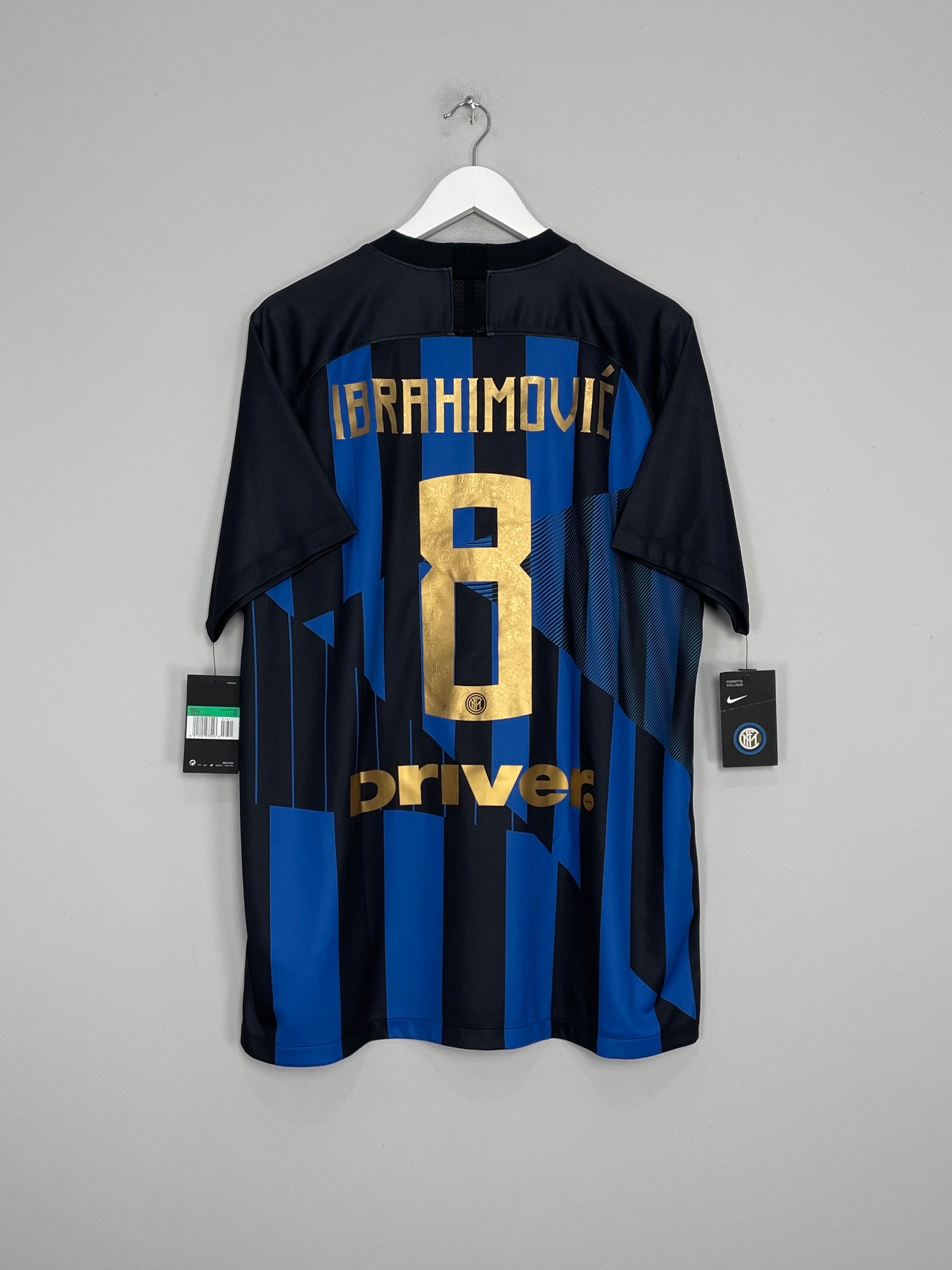 Image of the Inter Milan Ibrahimovic shirt from the 2018/19 season