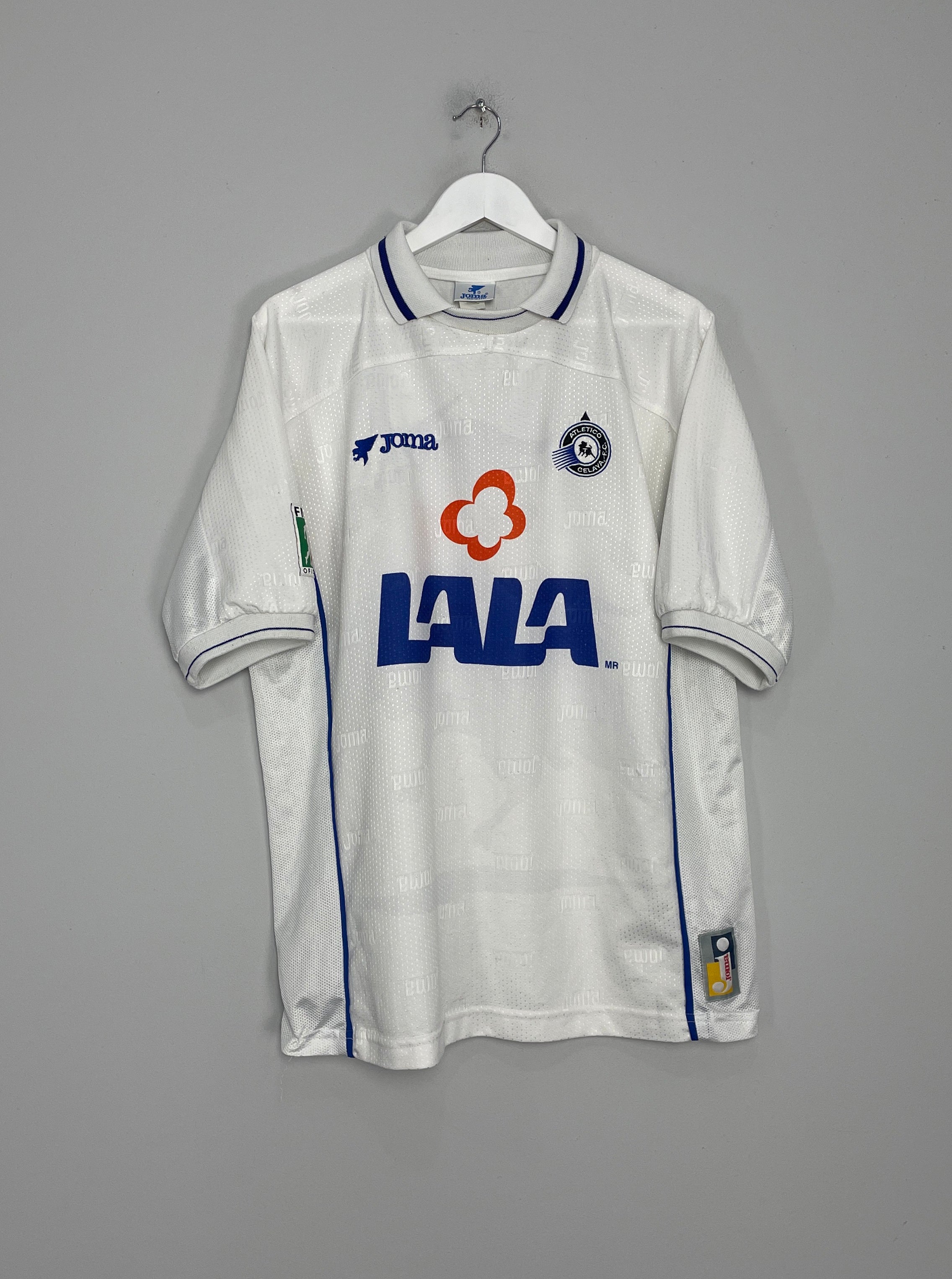 1997/98 ATLETICO CELAYA AWAY SHIRT (XL) JOMA