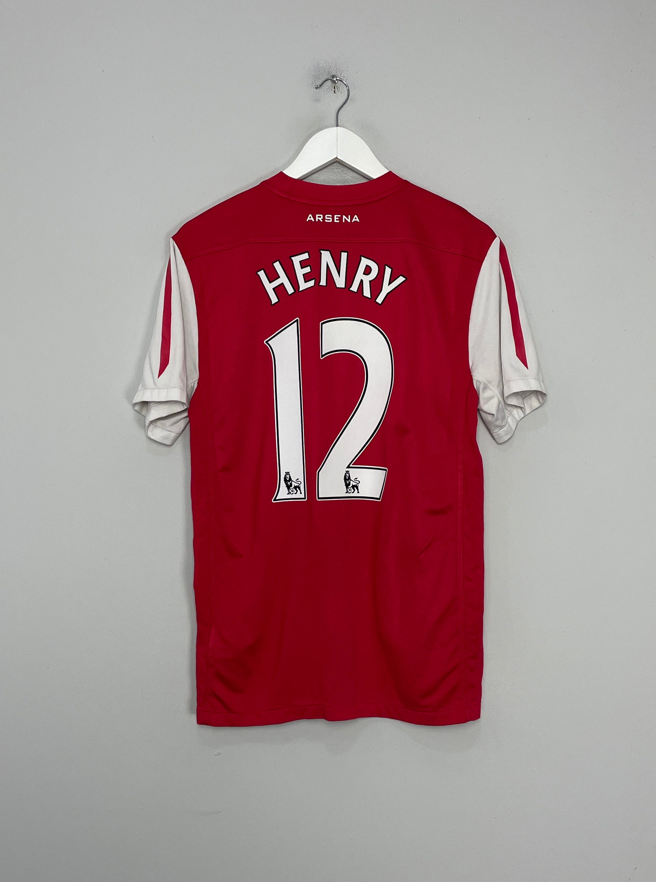 2011/12 ARSENAL HENRY #12 HOME SHIRT (M) NIKE