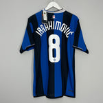 2006/07 INTER MILAN IBRAHIMOVIC #8 *BNWT* HOME SHIRT (L) NIKE