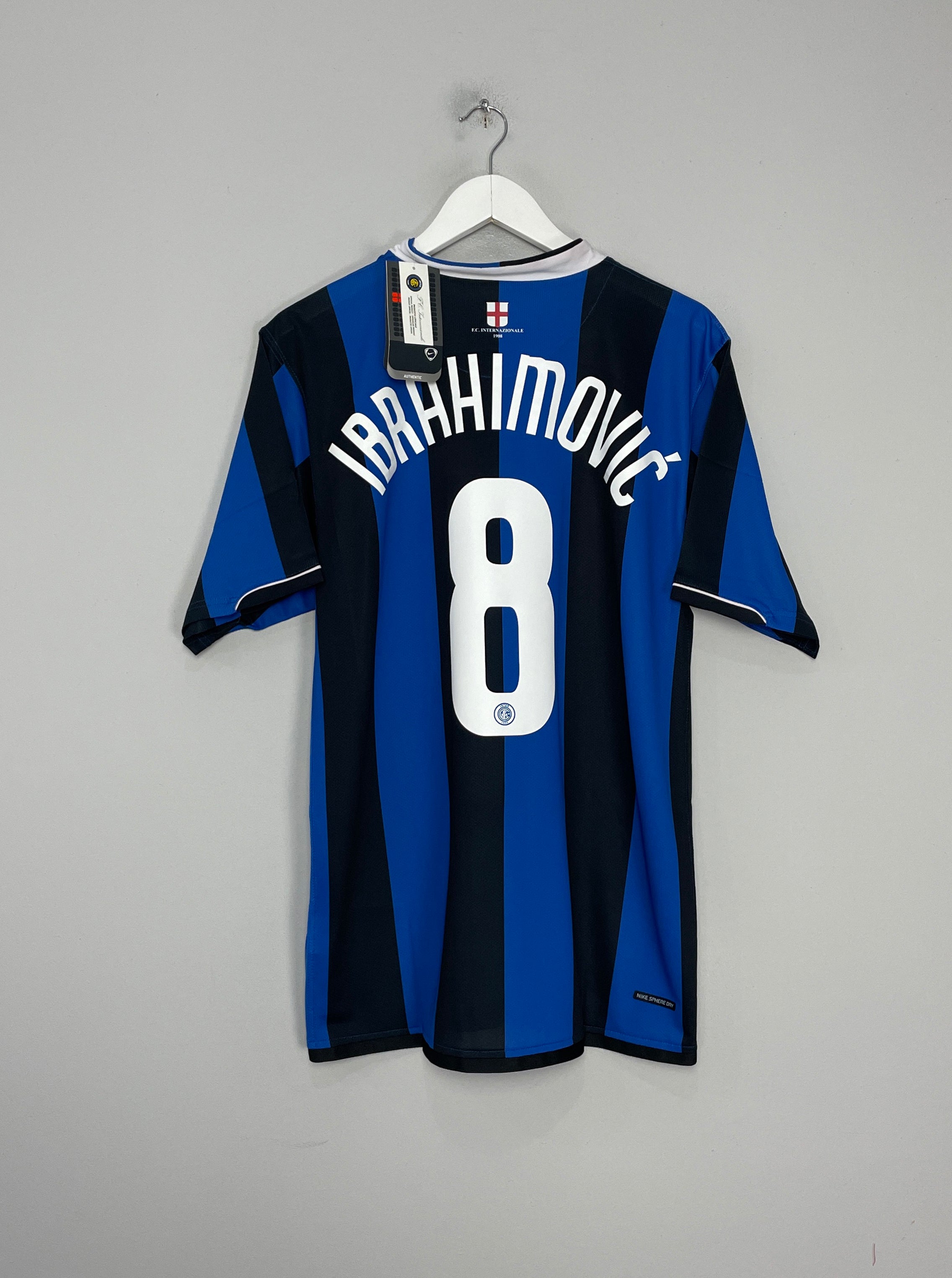 2006/07 INTER MILAN IBRAHIMOVIC #8 *BNWT* HOME SHIRT (L) NIKE