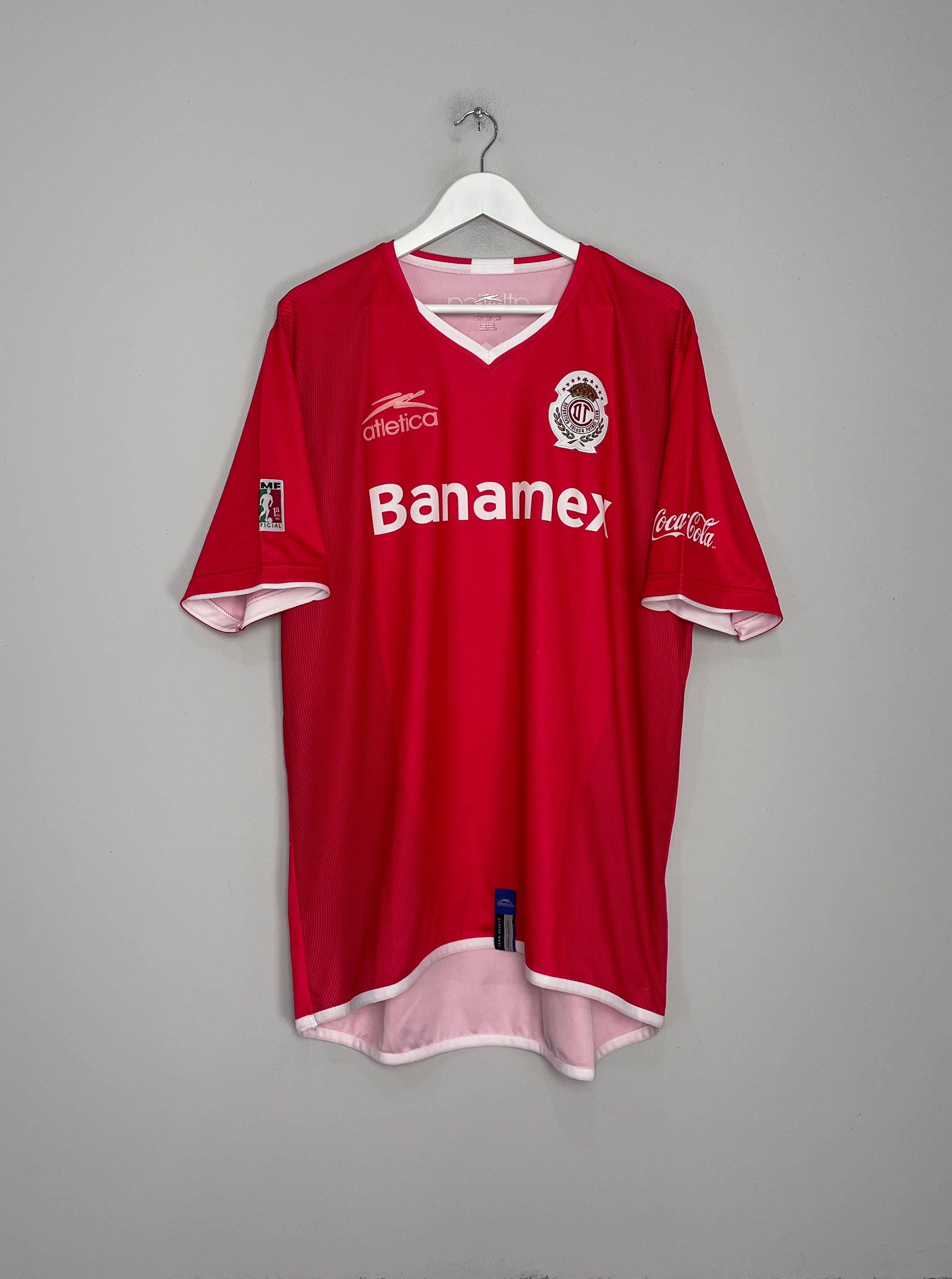 2007/08 TOLUCA HOME SHIRT (XXL) ATLETICA