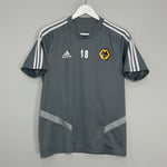 2019/20 WOLVES GIBBS-WHITE *TRAINING WORN* TRAINING SHIRT (M) ADIDAS