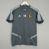 2019/20 WOLVES GIBBS-WHITE *TRAINING WORN* TRAINING SHIRT (M) ADIDAS