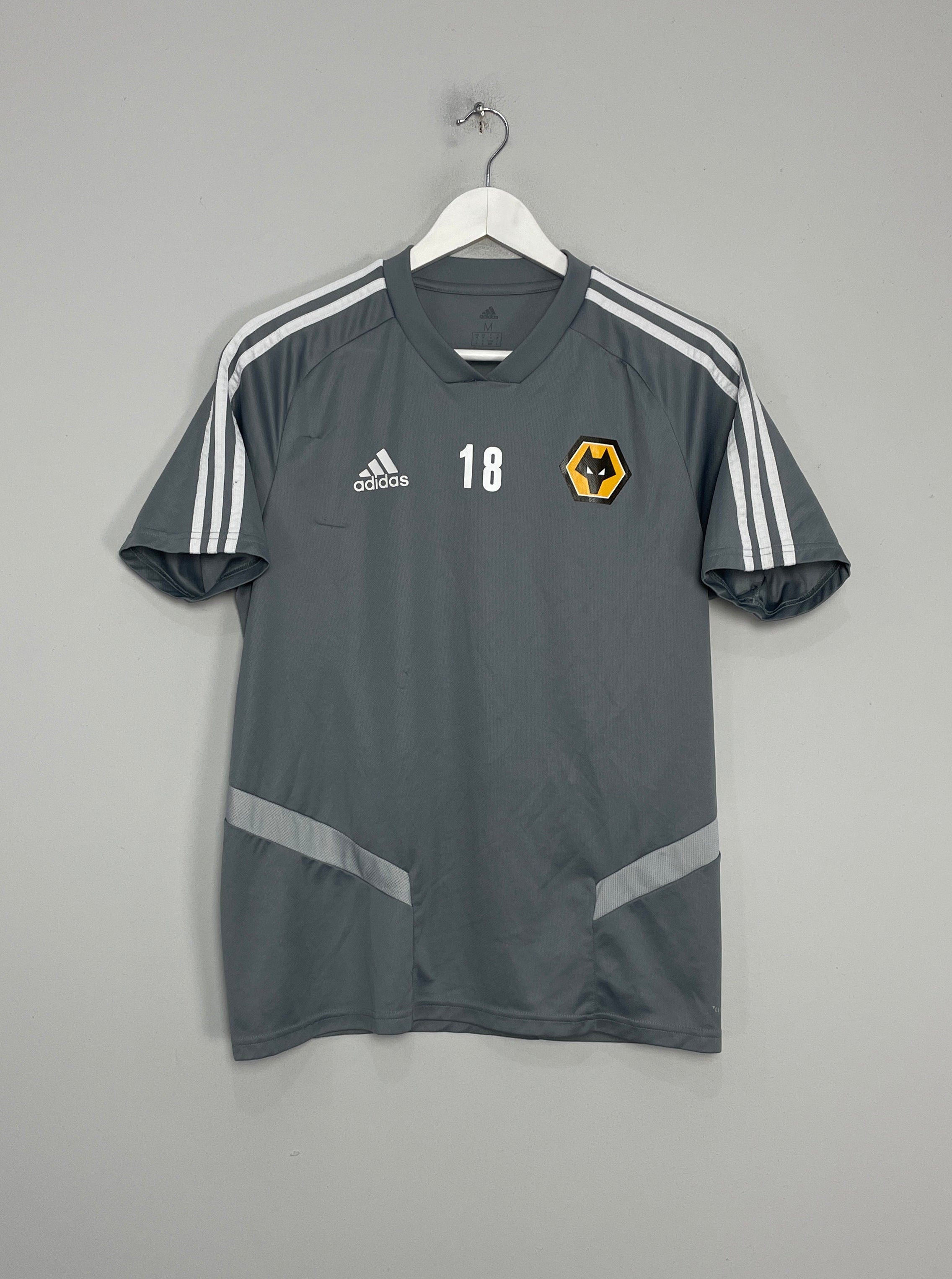 2019/20 WOLVES GIBBS-WHITE *TRAINING WORN* TRAINING SHIRT (M) ADIDAS