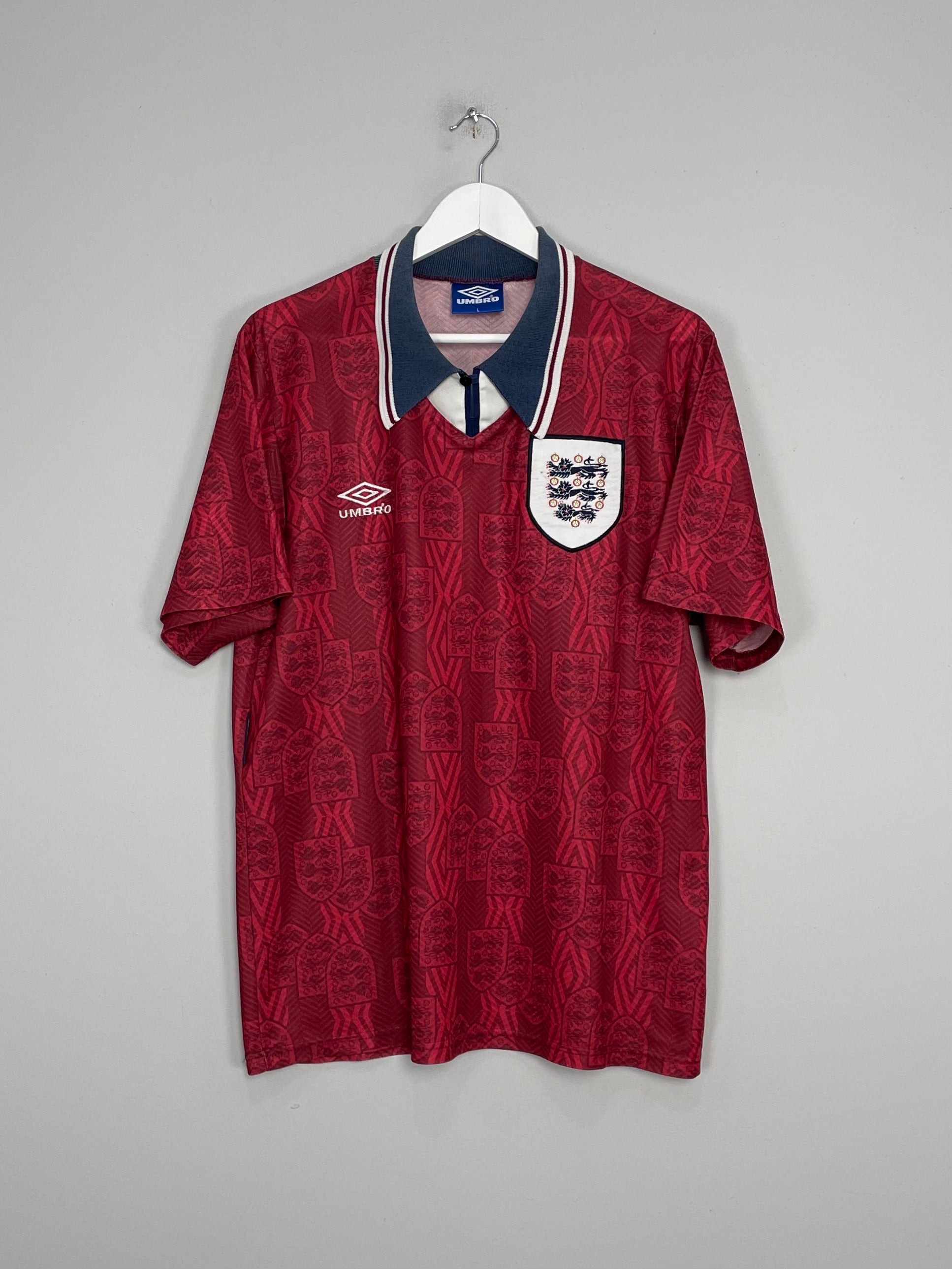 Image of the England shirt from the 1994/95 season