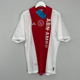 2001/02 AJAX ZLATAN #9 *BNWT* HOME SHIRT (L) ADIDAS