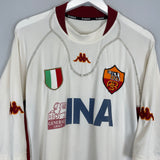 2001/02 ROMA BATISTUTA #20 AWAY SHIRT (XXL) KAPPA