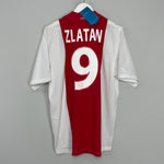 2001/02 AJAX ZLATAN #9 *BNWT* HOME SHIRT (L) ADIDAS