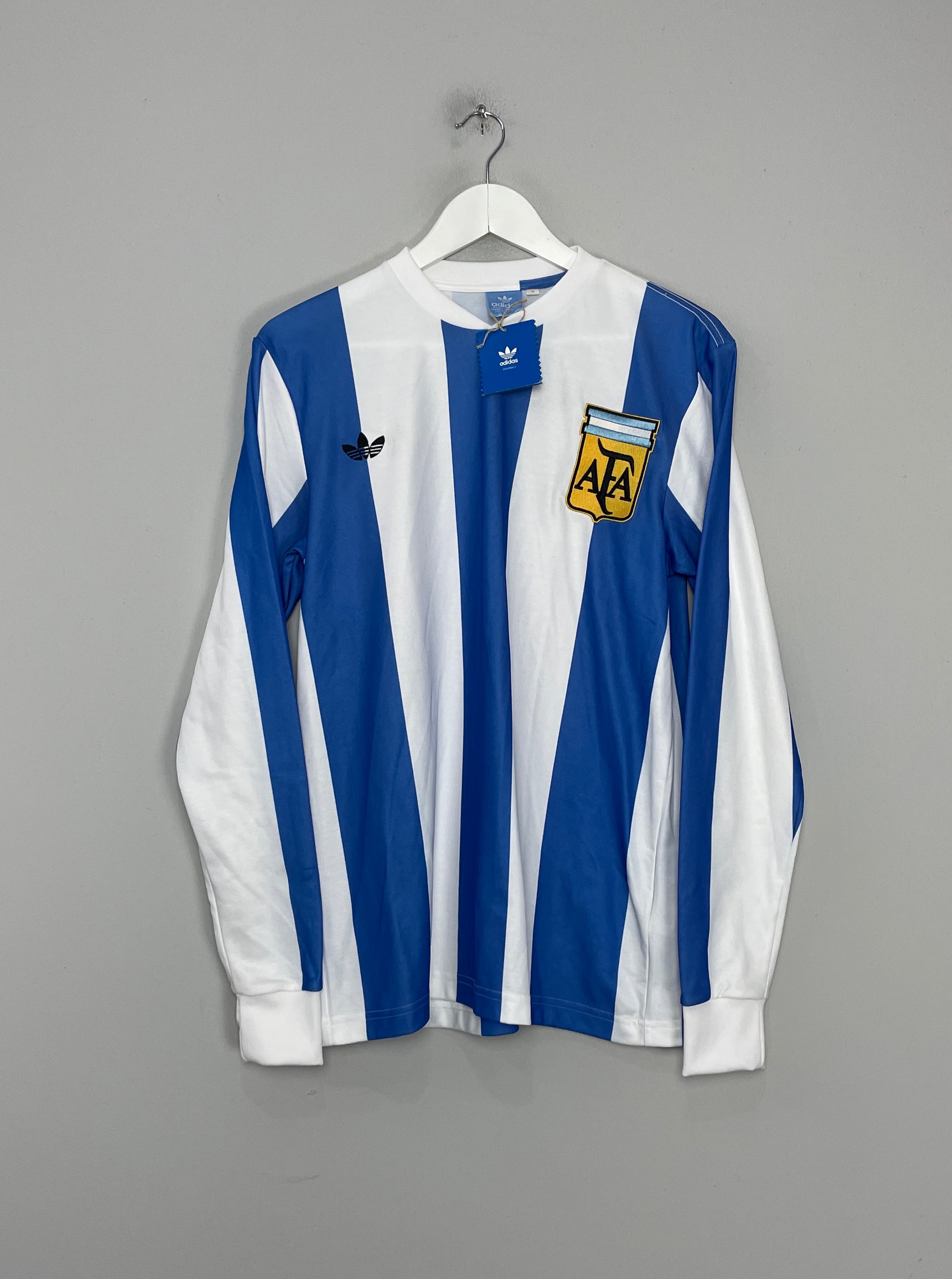 1978 ARGENTINA *BNWT* L/S HOME SHIRT (M) ADIDAS ORIGINALS