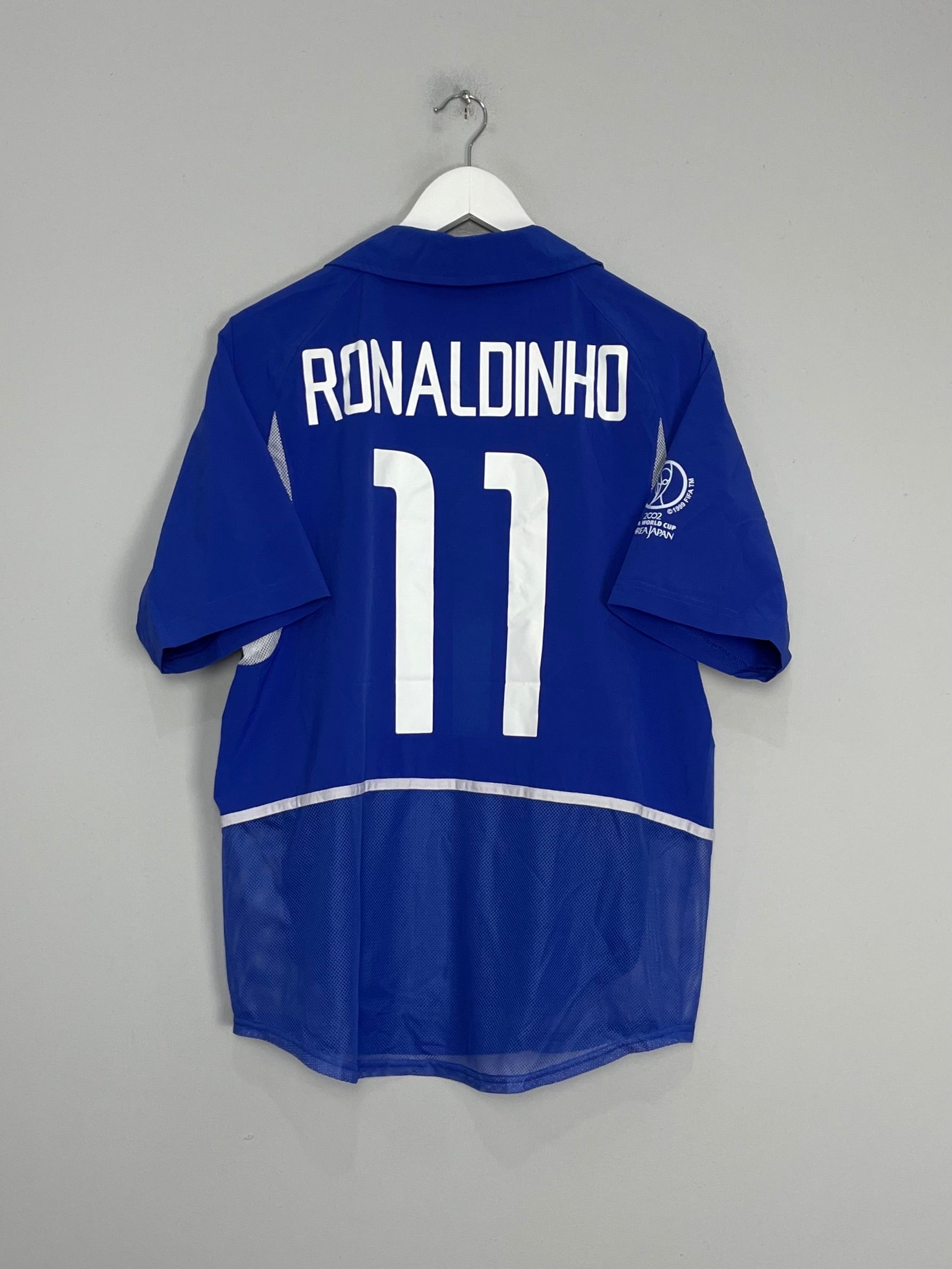 2002/04 BRAZIL RONALDINHO #11 AWAY SHIRT (M) NIKE