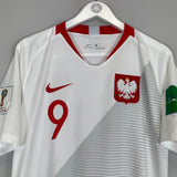 2018/19 POLAND LEWANDOWSKI #9 *PLAYER ISSUE* HOME SHIRT (L) NIKE