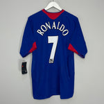 2005/06 MANCHESTER UNITED RONALDO #7 *BNWT* AWAY SHIRT (L) NIKE