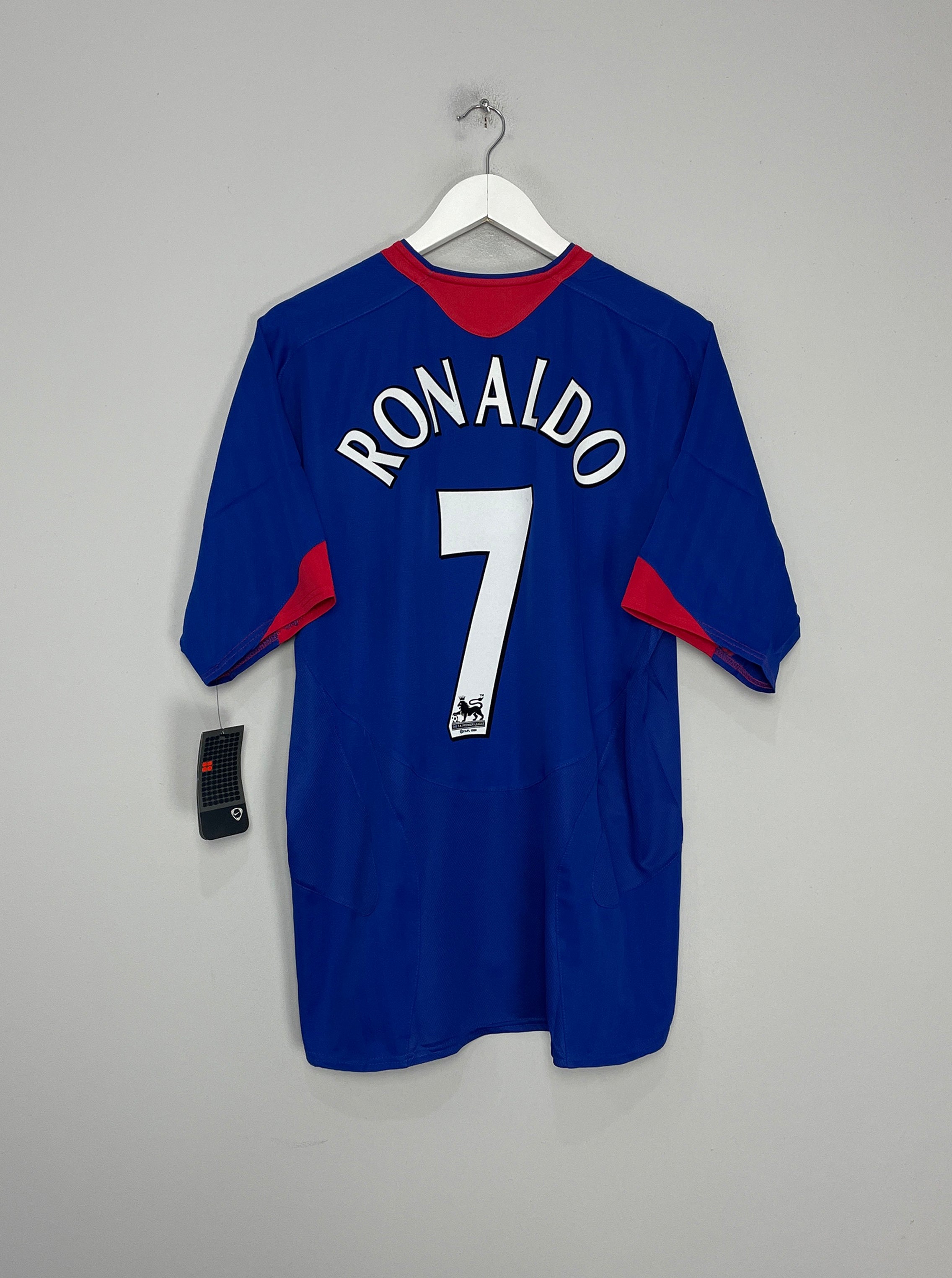 2005/06 MANCHESTER UNITED RONALDO #7 *BNWT* AWAY SHIRT (L) NIKE