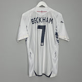 2007/09 ENGLAND BECKHAM #7 HOME SHIRT (M) UMBRO