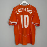 2004/06 NETHERLANDS V.NISTELROOY #10 HOME SHIRT (L) NIKE