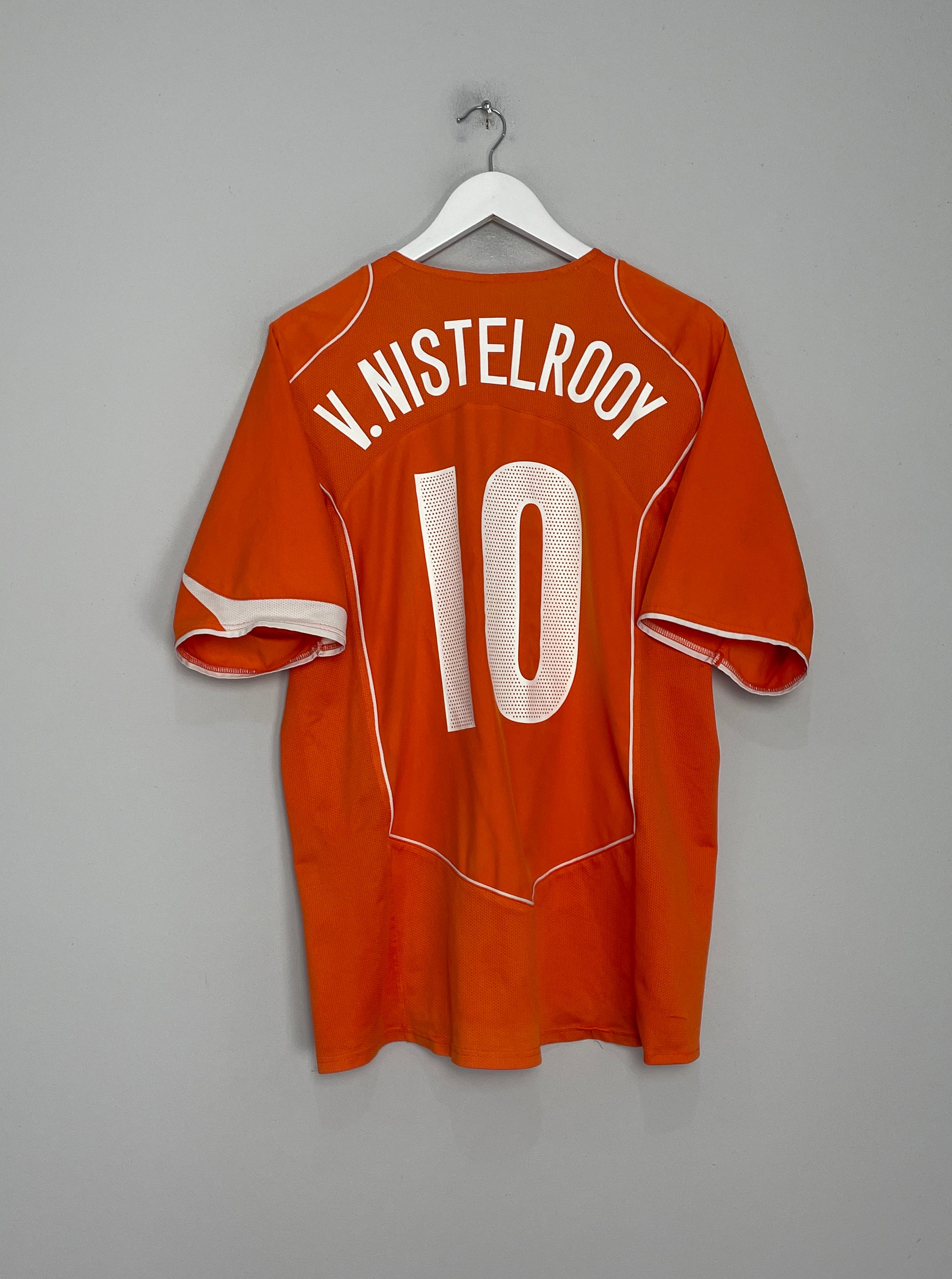 2004/06 NETHERLANDS V.NISTELROOY #10 HOME SHIRT (L) NIKE