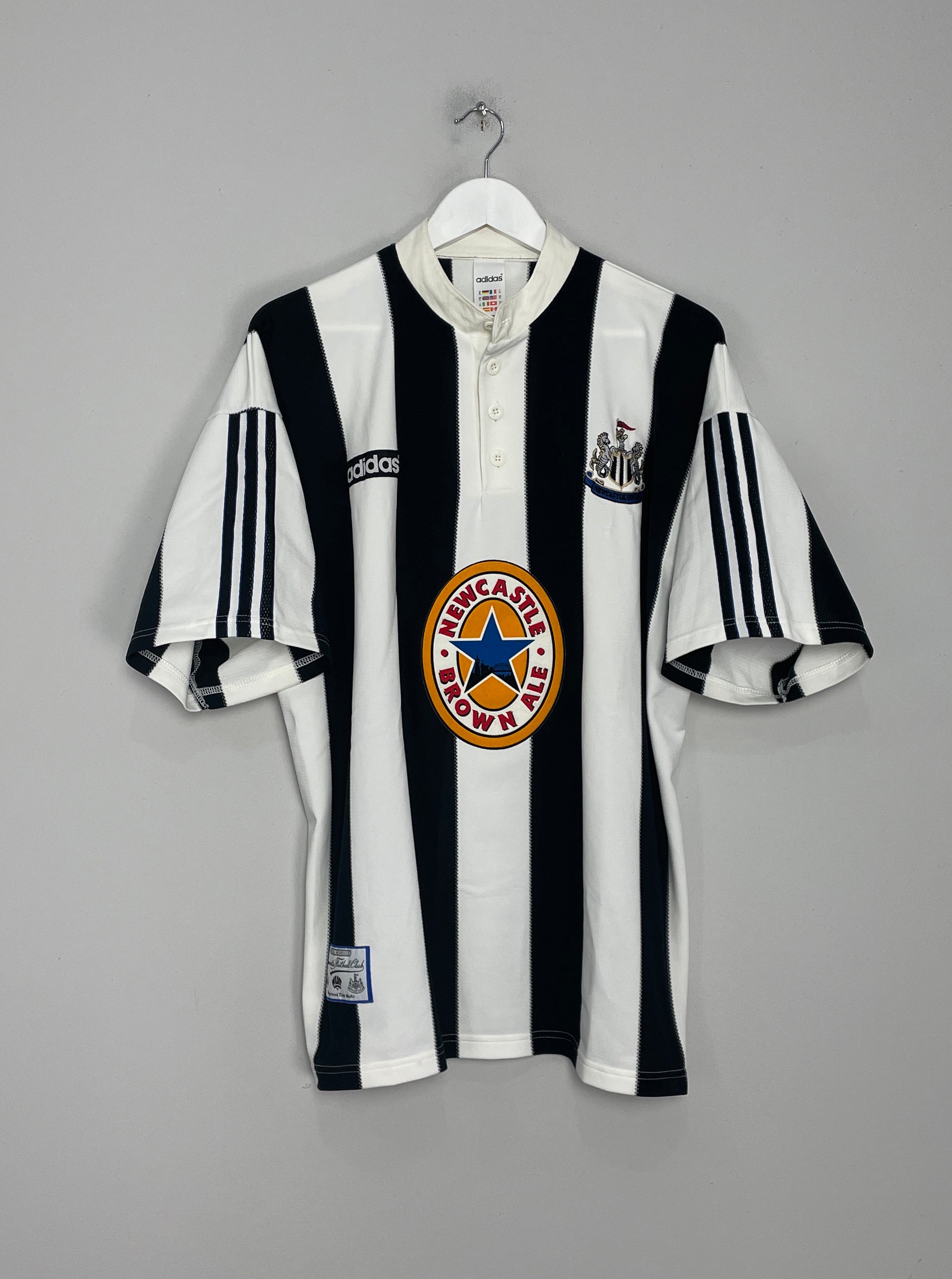 1995/97 NEWCASTLE UNITED HOME SHIRT (XL) ADIDAS