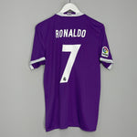 2016/17 REAL MADRID RONALDO #7 AWAY SHIRT (M) ADIDAS