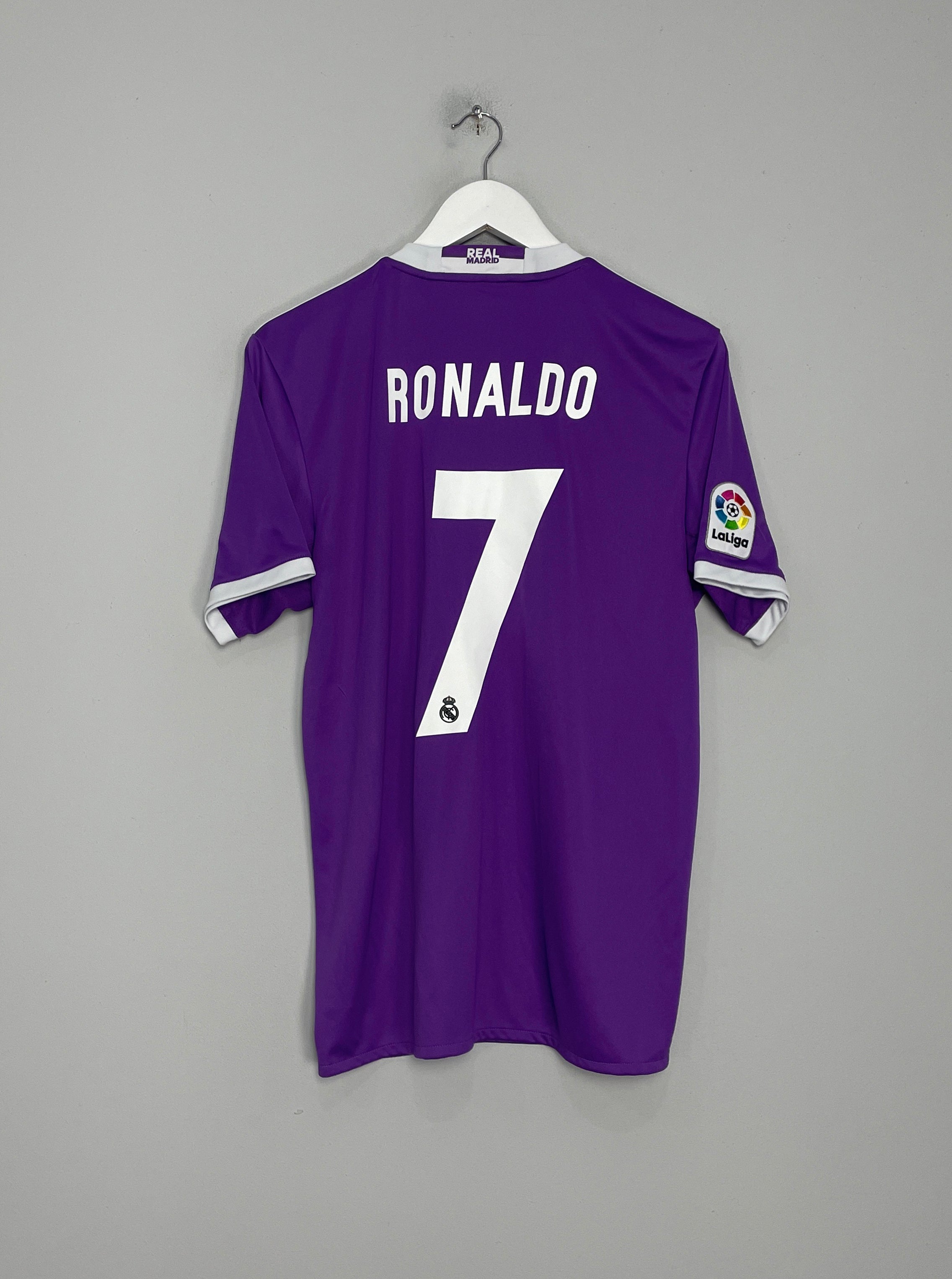 2016/17 REAL MADRID RONALDO #7 AWAY SHIRT (M) ADIDAS