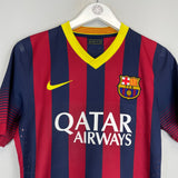 2013/14 BARCELONA MESSI #10 *AUTHENTIC* HOME SHIRT (M) NIKE