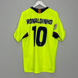 2005/06 BARCELONA RONALDINHO #10 AWAY SHIRT (L) NIKE