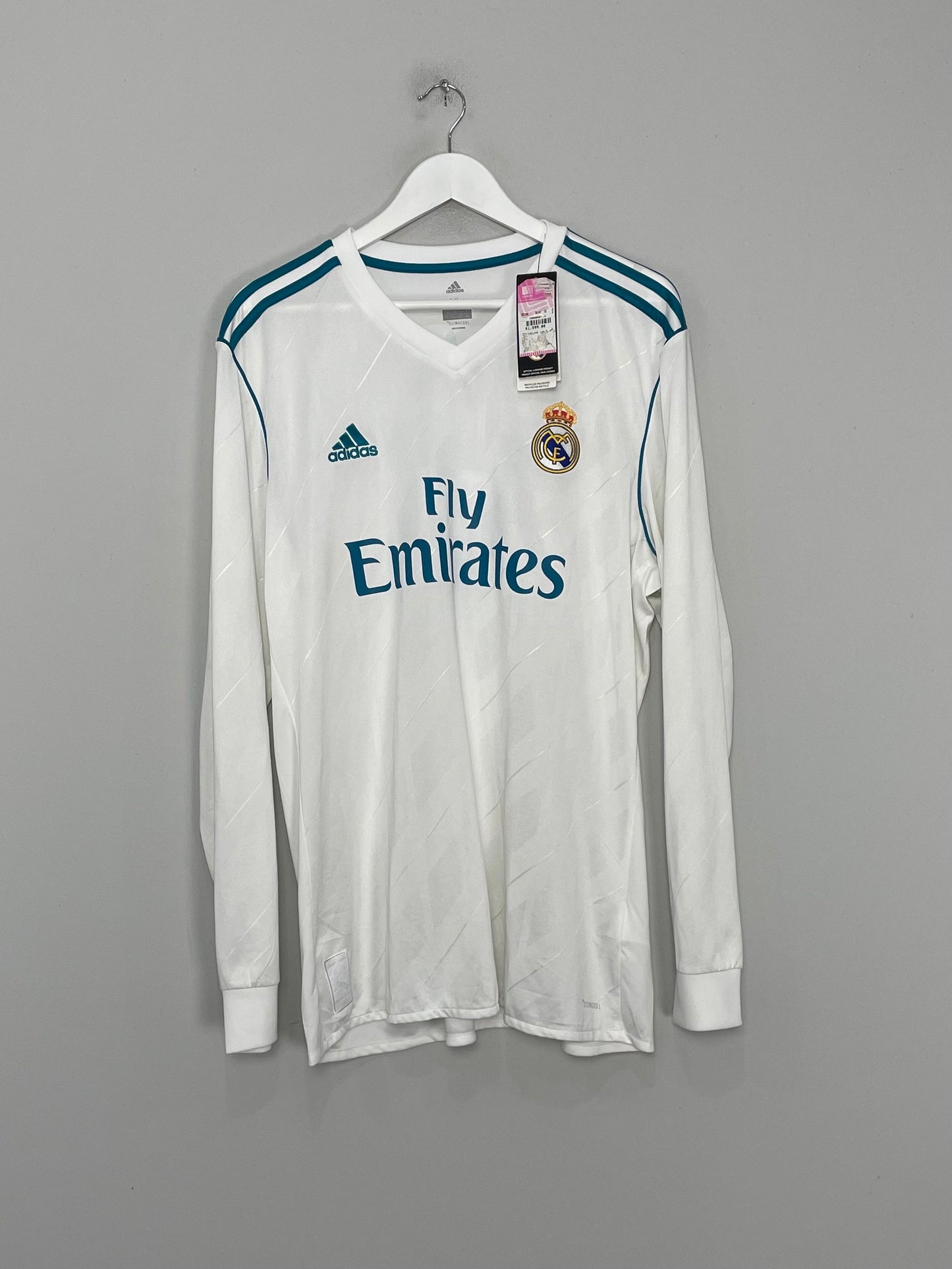 CULT KITS - 2017/18 REAL MADRID RONALDO #7 *BNWT* L/S HOME SHIRT (XL ...