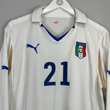 2010/11 ITALY PIRLO #21 L/S AWAY SHIRT (L) PUMA