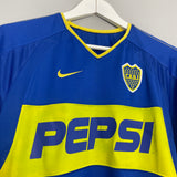 2002/04 BOCA JUNIORS HOME SHIRT (S) NIKE