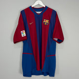 2002/03 BARCELONA RIQUELME #10 HOME SHIRT (XL) NIKE