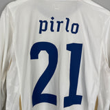 2010/11 ITALY PIRLO #21 L/S AWAY SHIRT (L) PUMA