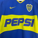 2002/04 BOCA JUNIORS HOME SHIRT (S) NIKE