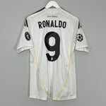 2009/10 REAL MADRID RONALDO #9 C/L HOME SHIRT (S) ADIDAS